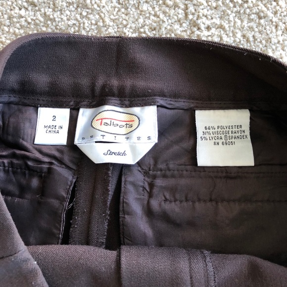 💜 5 for $25 Brown Talbots dress pants - Picture 2 of 5